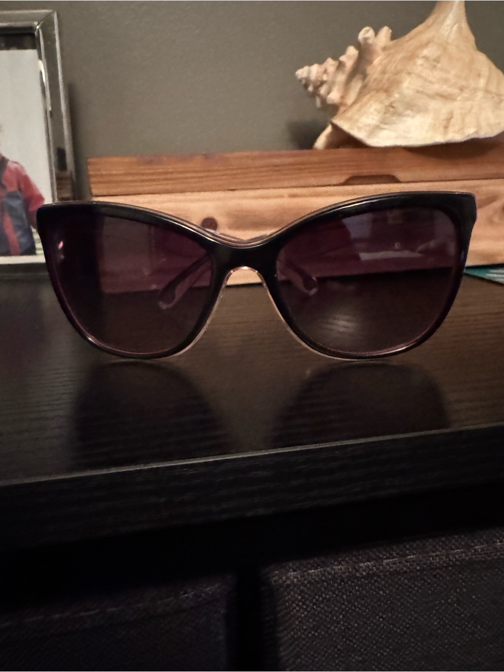 Dolce & Gabbana Black Cat-Eye Sunglasses